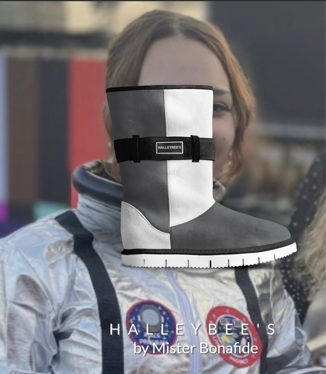 HALLEYBEE’S – Monochrome Luxe Winter Boot