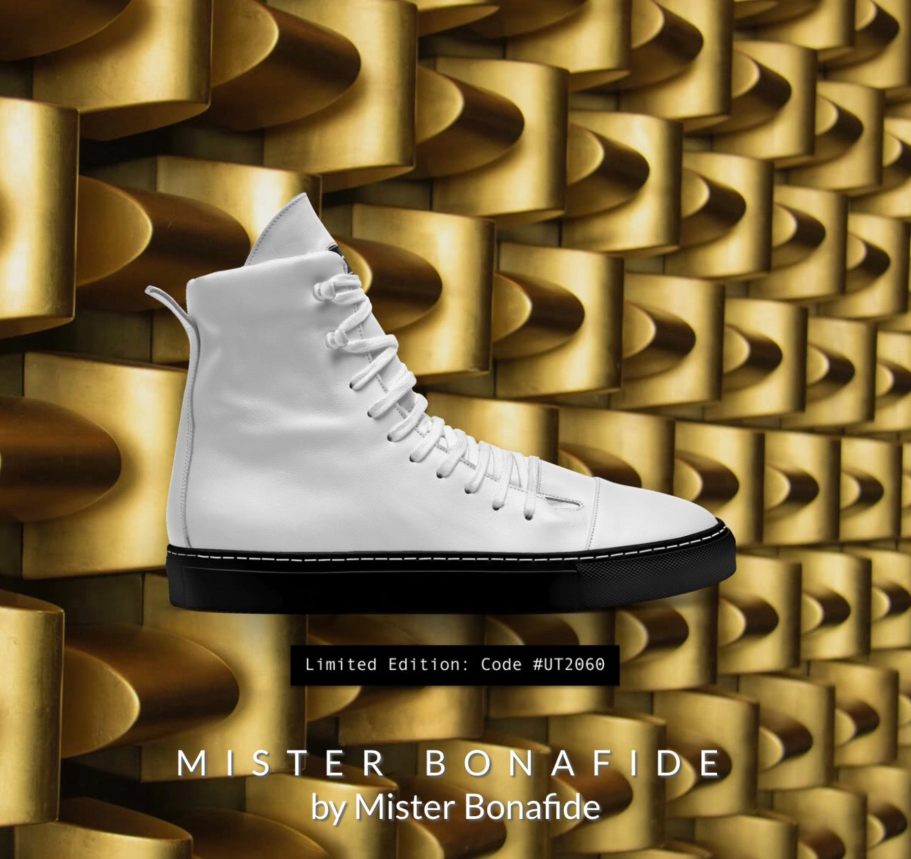 Mister Bonafide – Black & White High-Top
