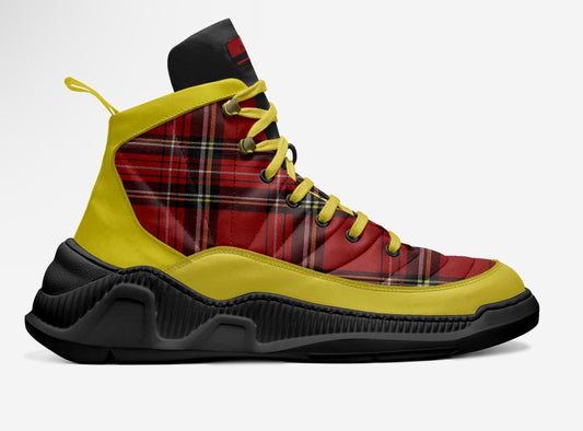 PROBABY – Plaid Command Basketball High-Top