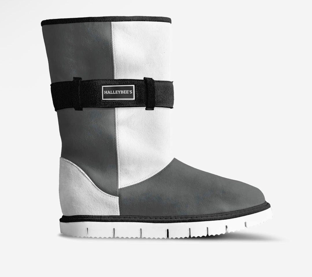 HALLEYBEE’S – Monochrome Luxe Winter Boot