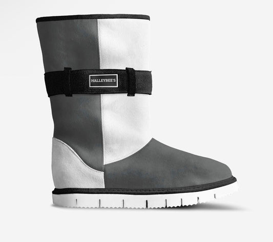 HALLEYBEE’S – Monochrome Luxe Winter Boot