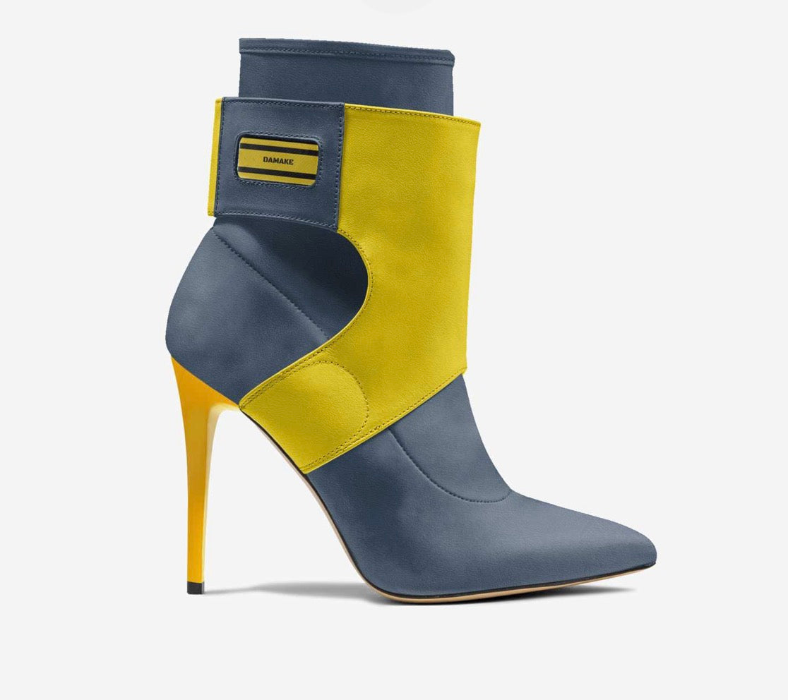 DAMAKE™ Dual-Tone Stiletto Boot